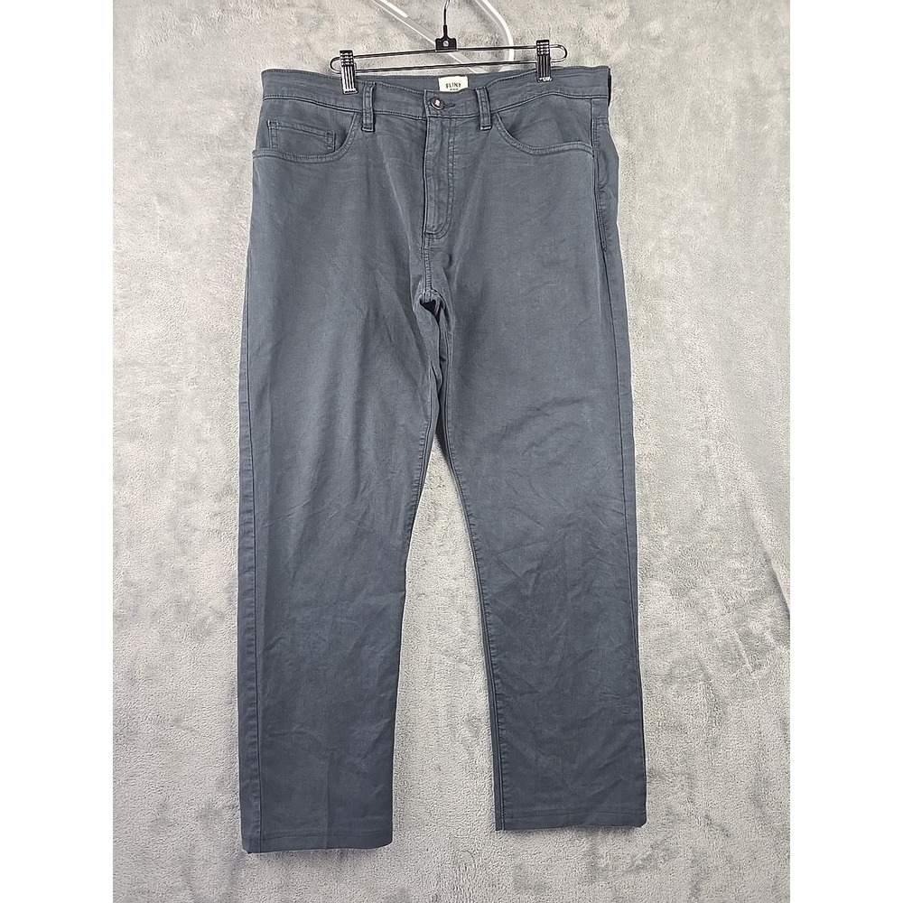 Flint and Tinder 365 Chino Pants Mens Size 34x28 Charcoal Gray‎ Straight Fit